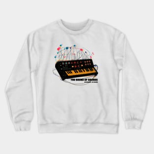 modular synthesizer offset graphic Crewneck Sweatshirt